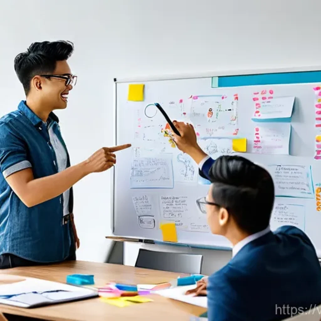 심리적 안전감을 위한 다양성 및 포용성 증진 전략 - **Prompt 1: Brainstorming for Breakthroughs**
    "A diverse team of young Vietnamese professionals,...