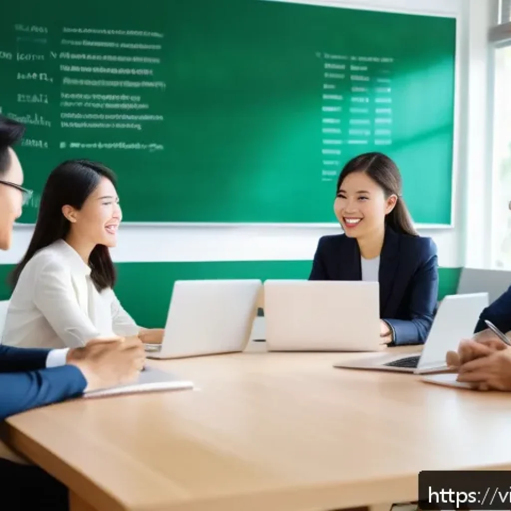 심리적 안전감을 위한 팀 내 갈등 예방 전략 - A modern Vietnamese office meeting room scene featuring a diverse group of professional employees en...